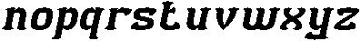 BLACK BIRD Italic otf (900) Font LOWERCASE