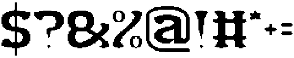 BLACK BIRD-Light otf (300) Font OTHER CHARS