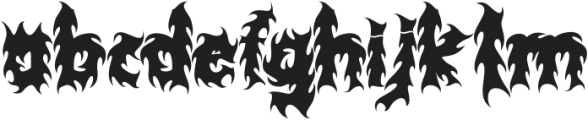 BLACK FLAMES ttf (900) FONT