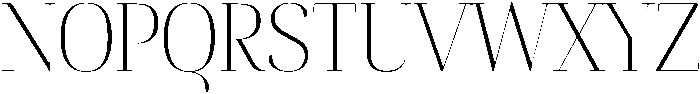 BLANCHE Regular otf (400) Font UPPERCASE