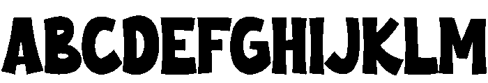 BLASTER Regular otf (400) Font UPPERCASE