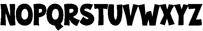 BLASTER Regular otf (400) Font UPPERCASE