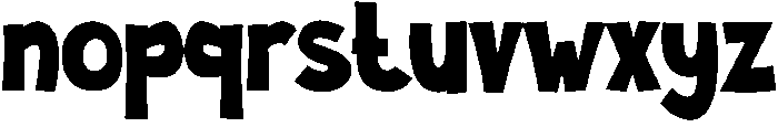 BLASTER Regular otf (400) Font LOWERCASE