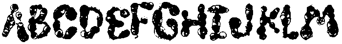 BLASTER Regular otf (400) Font UPPERCASE