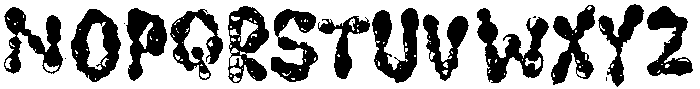 BLASTER Regular otf (400) Font UPPERCASE