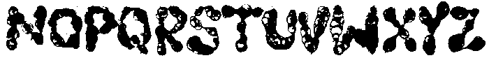 BLASTER Regular otf (400) Font LOWERCASE