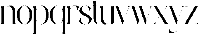 BLASTIGO Regular otf (400) Font LOWERCASE