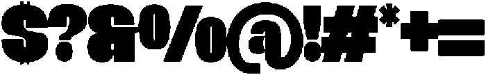 BLEKS Regular otf (400) Font OTHER CHARS