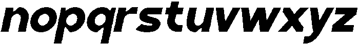 BLINKO Oblique otf (400) Font LOWERCASE