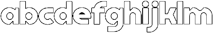 BLINKO Outline otf (400) FONT