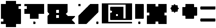 BLOCK-Light otf (300) Font OTHER CHARS