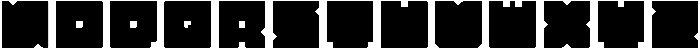 BLOCK-Light otf (300) Font UPPERCASE