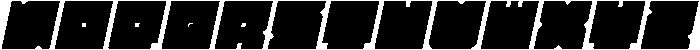 BLOCK otf (700) Font UPPERCASE