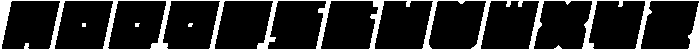 BLOCK otf (700) Font LOWERCASE