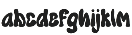 BLOCKIER Regular otf (400) Font LOWERCASE