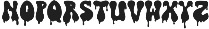 BLOODY GROOVY Regular otf (400) Font UPPERCASE