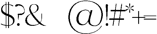 BLOSSOM otf (400) Font OTHER CHARS