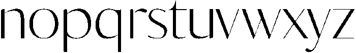 BLOSSOM otf (400) Font LOWERCASE