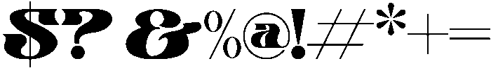 BLUE OCEAN otf (400) Font OTHER CHARS
