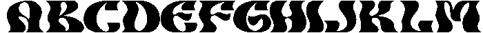BLUE OCEAN otf (400) Font UPPERCASE