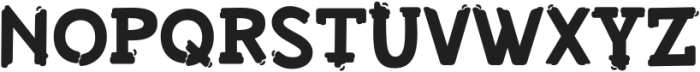 BLUERAY Regular ttf (400) Font LOWERCASE