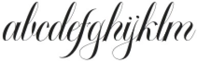 Blacglona-Regular otf (400) Font LOWERCASE