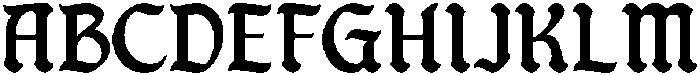 Blacher-Regular otf (400) Font UPPERCASE