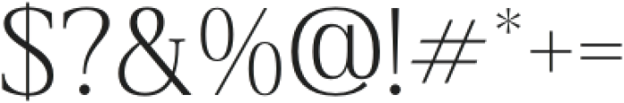Blacindy otf (400) Font OTHER CHARS