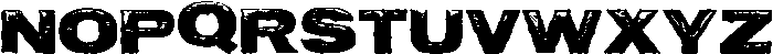 Black-Bag-Bold Regular otf (700) Font LOWERCASE