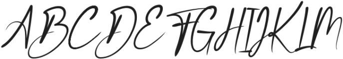 Black Bone Script Italic otf (900) Font UPPERCASE