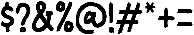 Black Brush otf (900) Font OTHER CHARS