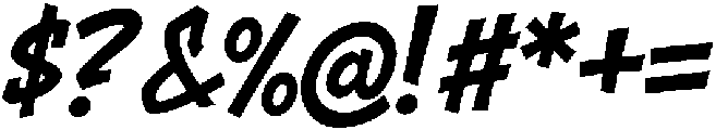 Black Crush otf (900) Font OTHER CHARS