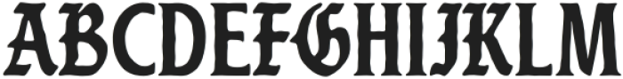 Black Division Regular otf (900) Font UPPERCASE