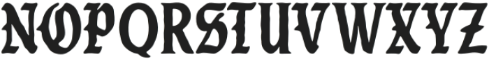 Black Division Regular otf (900) Font UPPERCASE