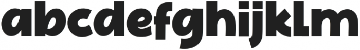 Black Foroth Regular otf (900) Font LOWERCASE