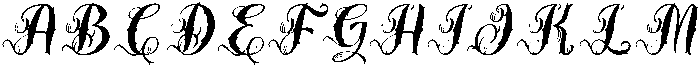 Black Forrest Italic otf (900) Font UPPERCASE