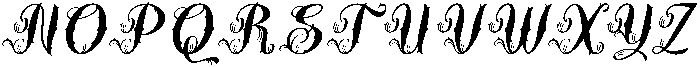 Black Forrest Italic otf (900) Font UPPERCASE