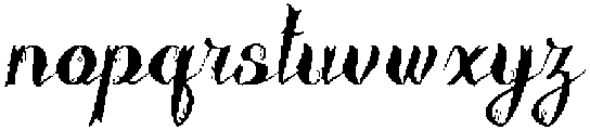 Black Forrest Italic otf (900) Font LOWERCASE