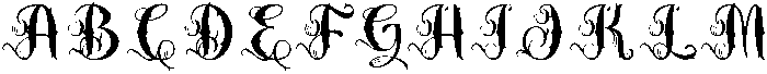 Black Forrest Regular otf (900) Font UPPERCASE