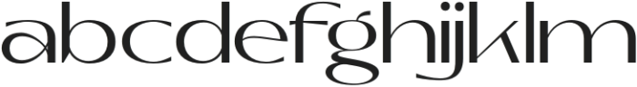 Black Forte Extra Light otf (200) Font LOWERCASE