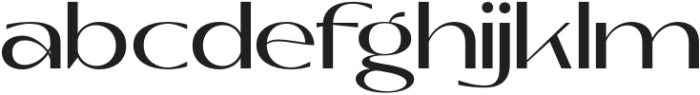 Black Forte Light otf (300) Font LOWERCASE