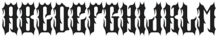 Black Gesorix Regular otf (900) Font UPPERCASE