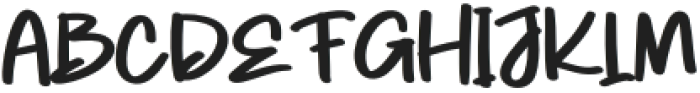 Black Girl Regular otf (900) Font LOWERCASE