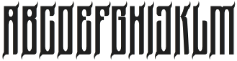 Black Gorvin Regular otf (900) Font UPPERCASE