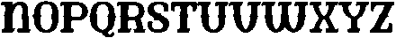 Black Gothic Regular otf (900) Font LOWERCASE
