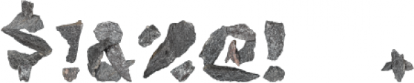 Black Granite Regular otf (900) Font OTHER CHARS