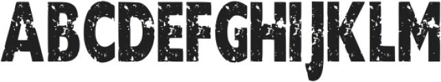 Black Grunge Regular otf (900) Font UPPERCASE