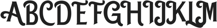 Black Gumners Bold ttf (700) Font UPPERCASE