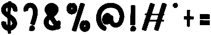 Black History Regular otf (900) Font OTHER CHARS