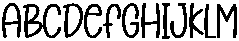 Black House Regular otf (900) Font UPPERCASE